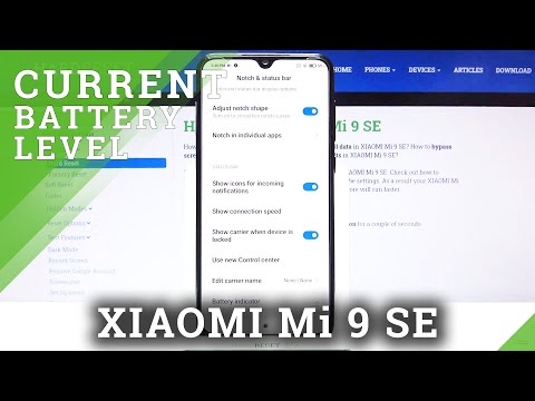 How to Enable Battery Percentage on XIAOMI Mi 9 SE – Turn On Battery Percentage