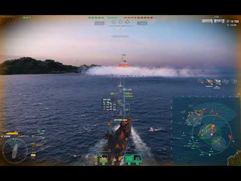 World Of Warships - Druid Gameplay - Smoke a Joke Neptune