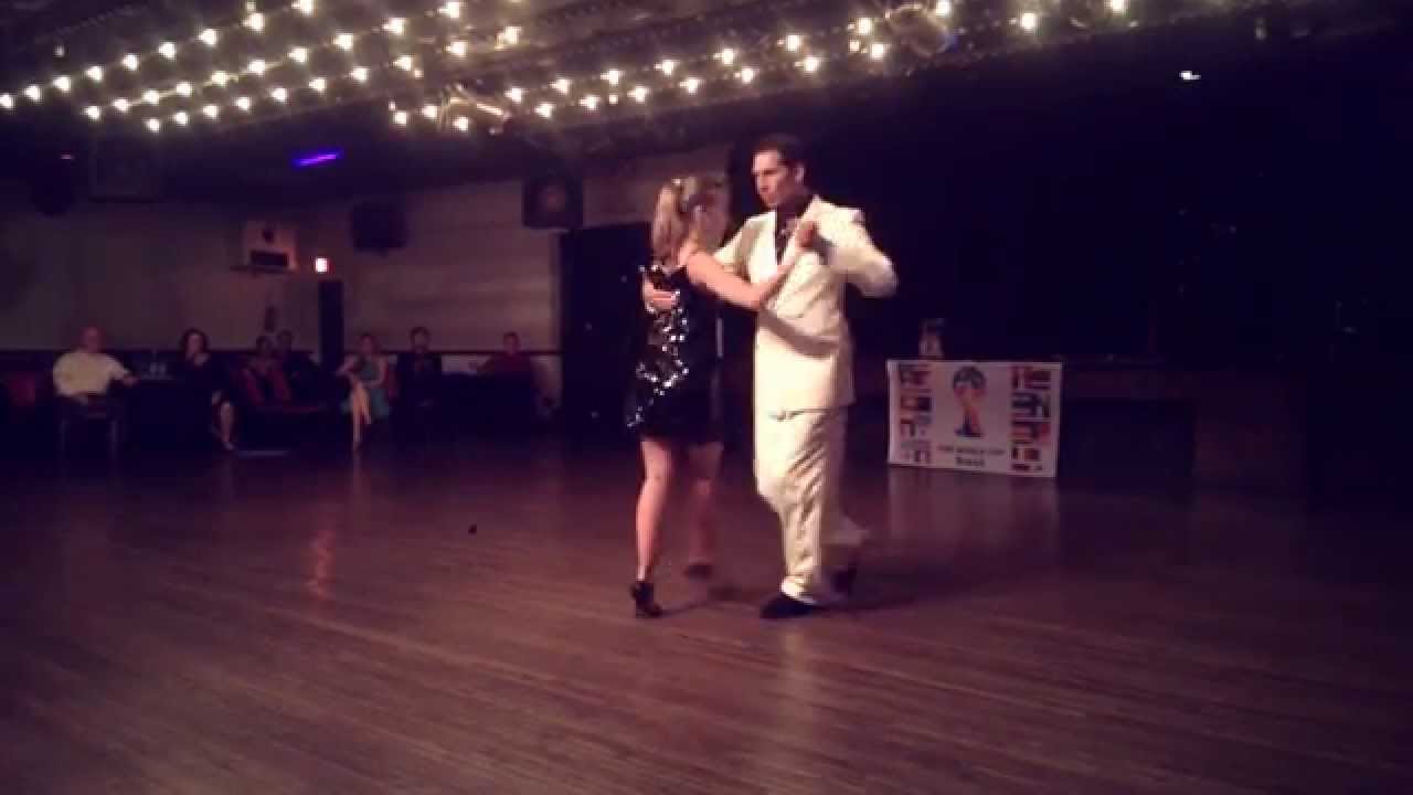 Maxi Copello and Nadia Johnson perform at Tango Mio 7/8/2014