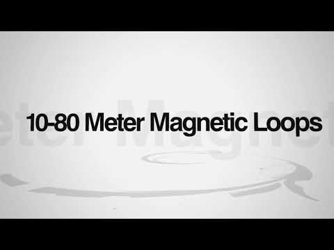 100 Watt Base or Portable 10-80 meter Magnetic Loop antennas from Alpha Antenna MagLoop
