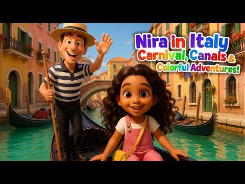 🇮🇹 Nira Discovers Venice Italy! Gondolas + Italian Culture for Kids