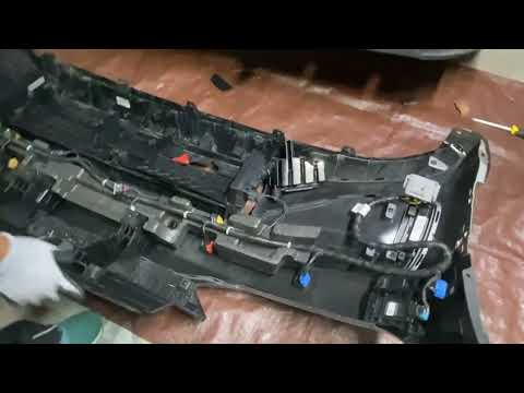 KIA EV6 Front Bumper Removal replace Automatic Air Flap and Front Grill