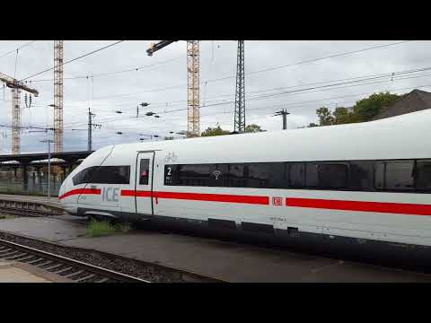 International 13 Teiliger ICE 4 in Karlsruhe Hbf: ICE77 Zürich HB