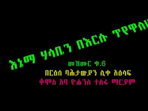 ‹‹እኔማ ሀሳቤን በእርሱ ጥየዋለሁ›› የአባታችን የአባ ዮሐንስ ተስፋ ማርያም ቁጥር 6 መዝሙር
