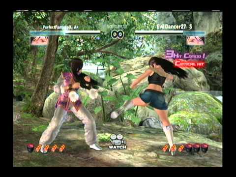 Dead or alive 4 online tournament #1: grand  finals. (Evil Dancer27) vs (PerfectFantasyX) part 1.