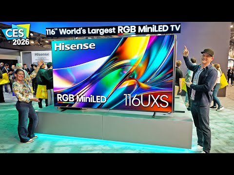 116” RGB Mini-LED UXS - Hisense CES 2026 First Look! 