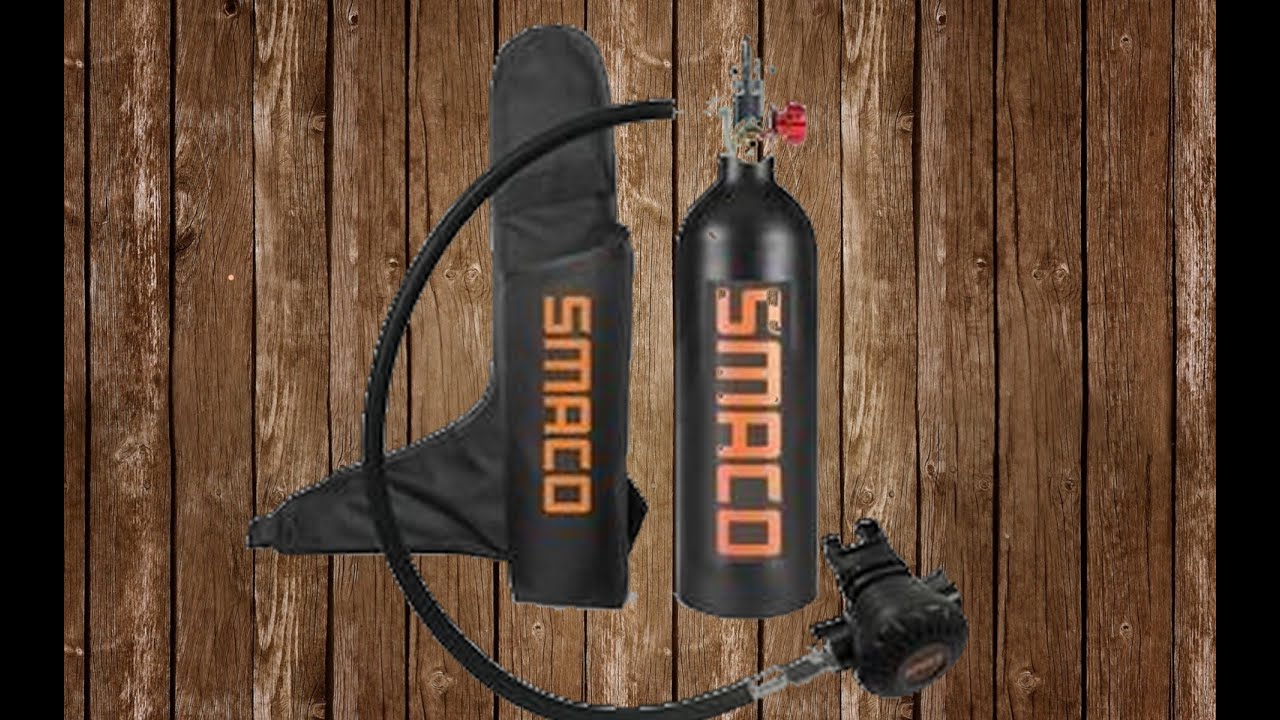 Une mini bouteille de plongée [Smaco 1L]