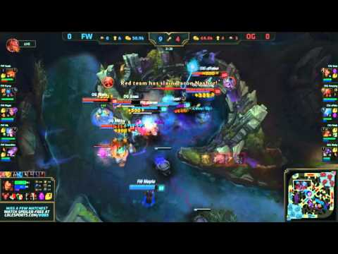 Soaz Pentakill as Darius in OG vs FW