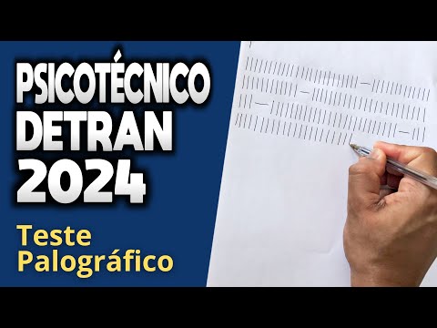 DETRAN Psychotechnical Test 2024 - How to Pass the 2024 Palographic Test
