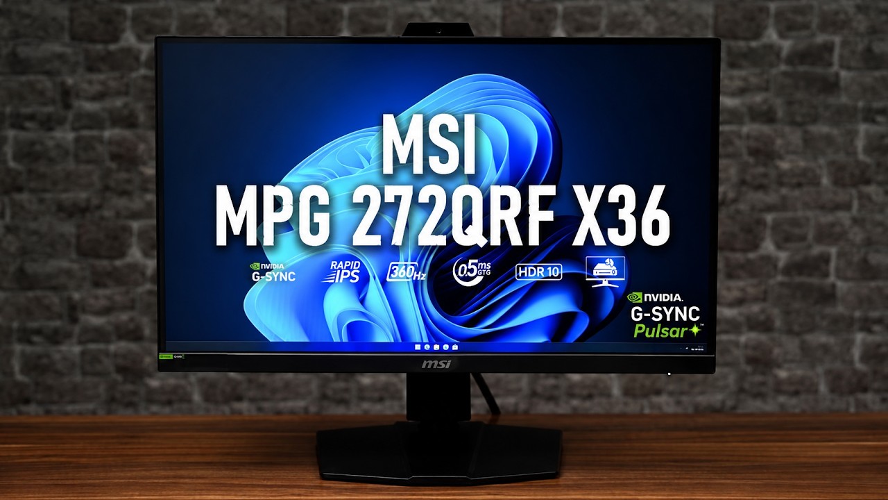 MSI MPG 272QRF X36: NVIDIA G-Sync Pulsar Teknolojisi!