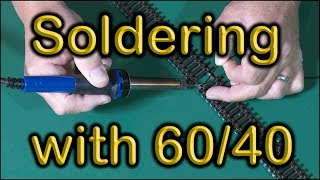 Soldering with 60/40 Solder