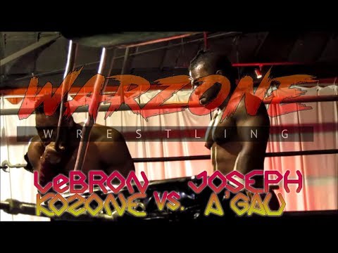 LeBron Kozone vs. Joseph A'gau (WarZone Wrestling; 9-30-2017)