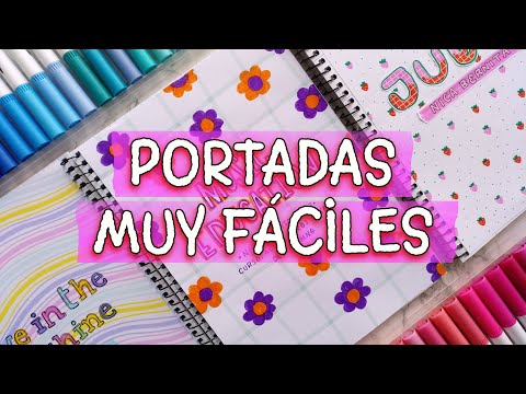 Part of a video titled CÓMO HACER PORTADAS BONITAS, FÁCILES Y RÁPIDAS ... - YouTube
