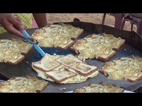 Indian Street food | EGG TOAST | Fast Popular Street Food for Common Man in India Video