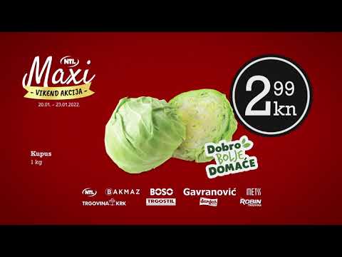 MAXI VIKEND AKCIJA 20.01. - 23.01.2022.