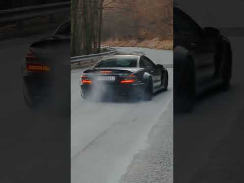 SL55 AMG from hell🐈‍⬛ #sl55 #sl55amg #mercedes #mercedesbenz #mercedesamg #car #carvideo