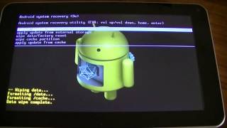 tablette android: formatage et restauration d'usine pour réparation et déblocage (INFORMATIQUE +2)