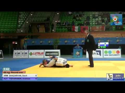 Judo 2013 European Championships Juniors Sarajevo: Ghazaryan (ARM) - Tiefgraber (AUT) [-66kg]