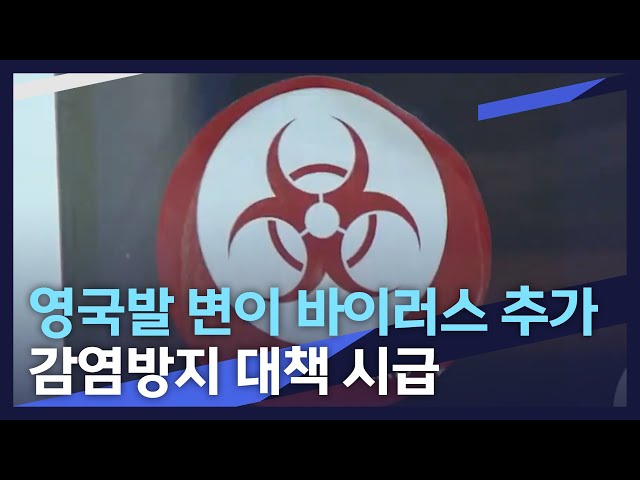 영국발 변이 바이러스 집단감염 추가..대책 시급