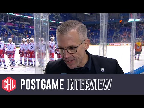 Postgame interviews: HC Košice - Adler Mannheim
