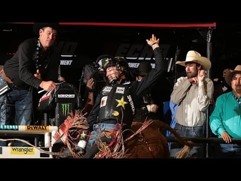 MONSTER RIDE: Sean Willingham rides Pound The Alarm (PBR)