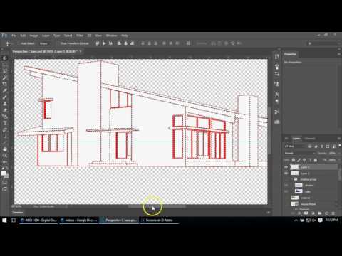 Chaning a lines color and line thickness in Photoshop