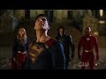 Elseworlds Part 1 The Flash, Arrow, Supergirl and Superman fight Amazo Scene