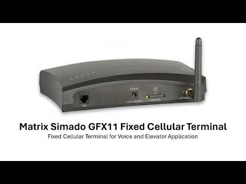 Matrix Simado GFX11 Fixed Cellular Terminal - Use GSM Sim With Analog Telephones