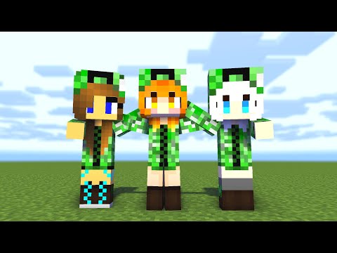 MONSTER SCHOOL : CHICKEN WING 'CREEPER-GIRL' - MINECRAFT ANIMATION