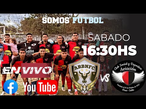 AVIACIÓN DE ORÁN VISITA A LA ACADEMIA RIVADAVIA BANDA NORTE  con la transmisión de Somos Fútbol Orán