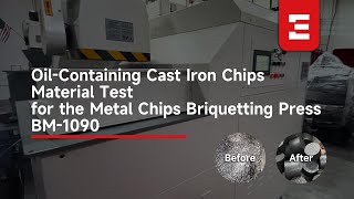 Uudet Enerpat BM1090 metallilastujen brikettipuristin | Kuva 4 - Machineryline
