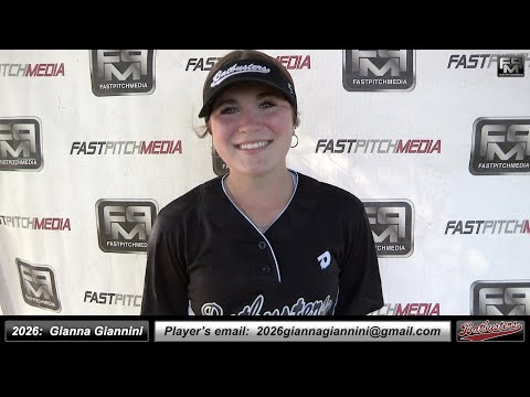 2026 Gianna "Gigi" Giannini - 3.7 GPA - Shortstop and Outfielder Softball Recruiting Skills Video