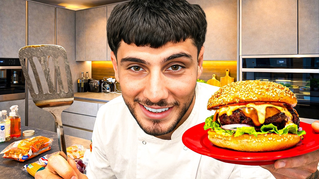 Danny Aarons First Time Making Burgers!