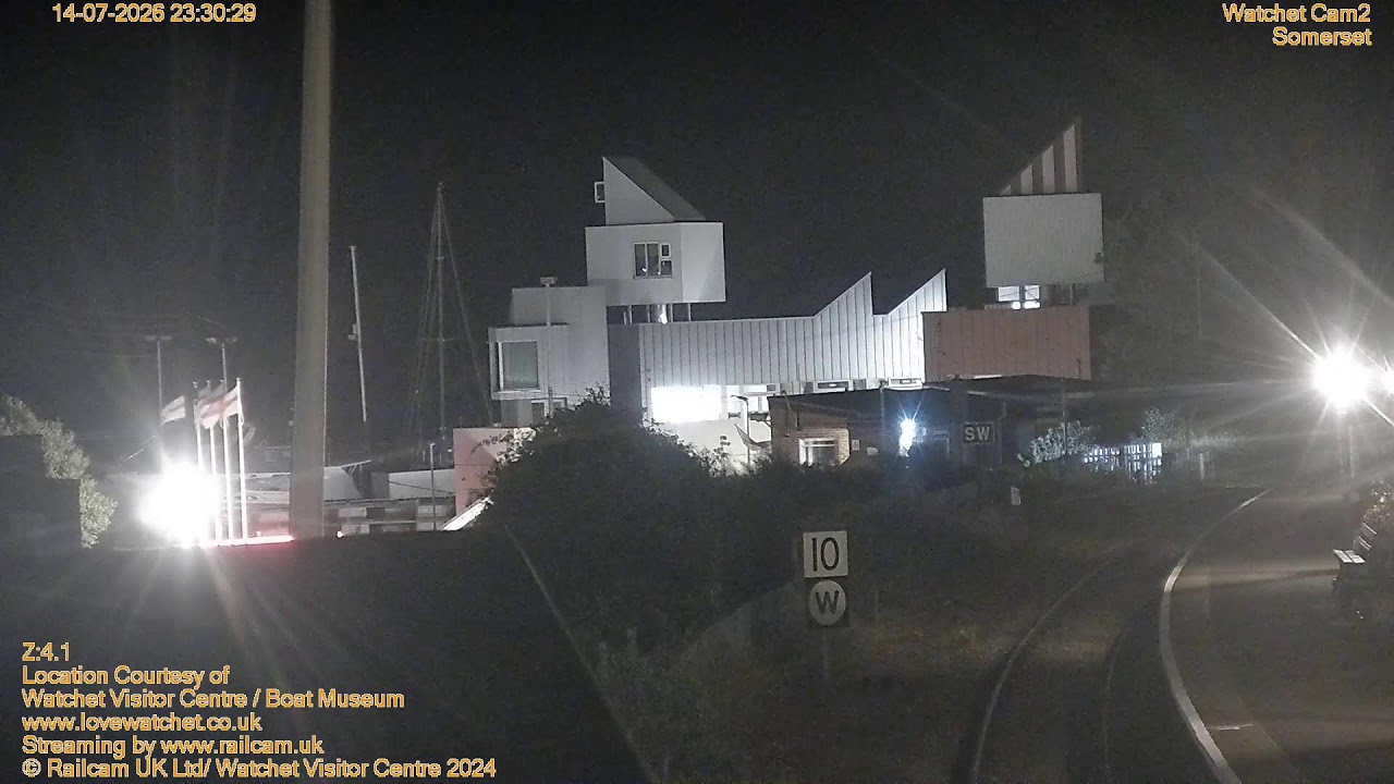Live webcam view of Watchet Visitor Centre Railcam