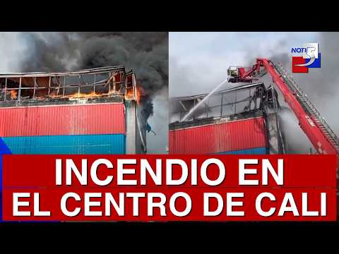 🔴 #ultimahora / Incendio en el centro de Cali - 23  de Octubre de 2026