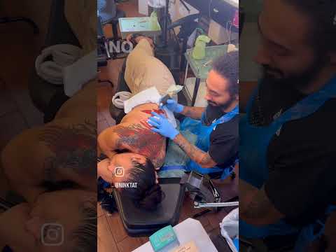 Tattoo screamers 😳 are real showed by artist: @ninktat #tattooculture #skinart #ink