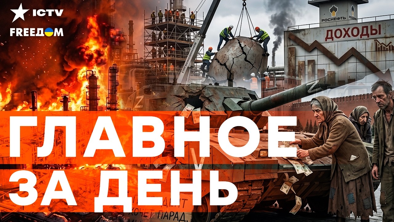 ПАРАД КРИЗИСА! Миллионы на НПЗ под ОГНЕМ. РФ теряет доходы  | FREEДОМ LIVE