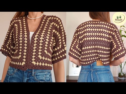 Saco Isa tejido con 1 OCTÁGONO ¡1 pieza! Tutorial paso a paso PRINCIPIANTES #crochet #ganchillo