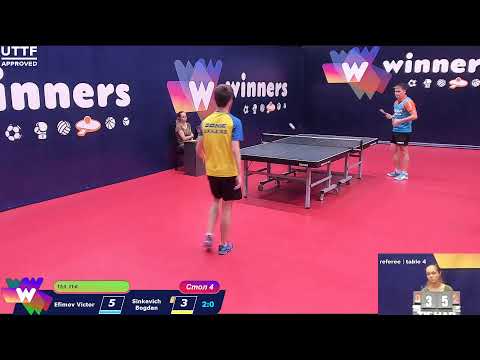 Efimov Victor - Sinkevich Bogdan Winners Table Tennis League  13:00 03.09.2020