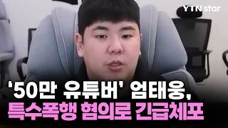'50만 유튜버' 엄태웅, 특수폭행 혐의로 긴급체포 / YTN star