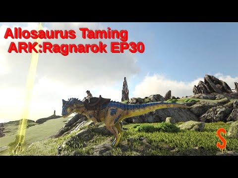 Allosaurus Taming! ARK Ragnarok EP30