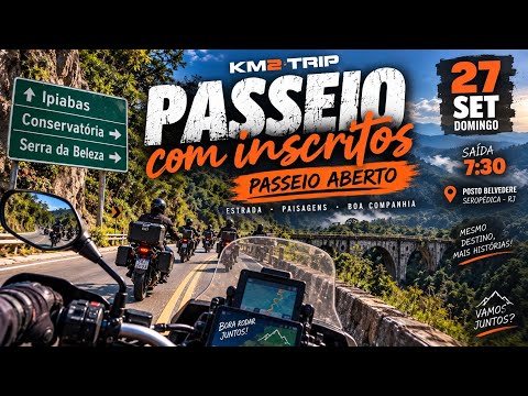 Chegou a hora de a gente pegar a estrada juntos! 🏍️👊🏻
