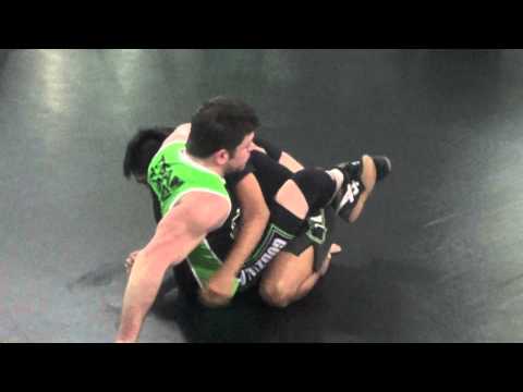 Catch Jitsu Jiu jitsu Rat Guard to Leg Hook to Double Leg Over Double Wrist Lock Kimura
