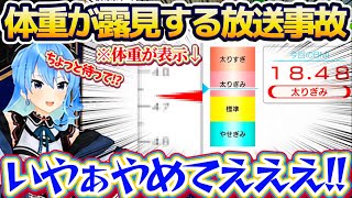 【※放送事故】3D生配信で古のWii Fitやった結果、思わず『体重が露見』してしまい体重バレ放送事故を起こす公式プロフィール43kgのすいちゃんw【ホロライブ切り抜き/星街すいせい】
