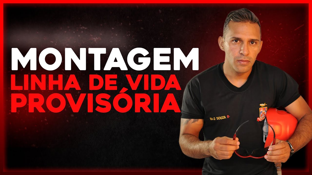 Veja o passo a passo da montagem de linha de vida provisória, para o trabalho em altura [Claudemir]