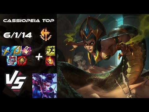 TOP Cassiopeia vs Vayne - EU Challenger Patch 25.24