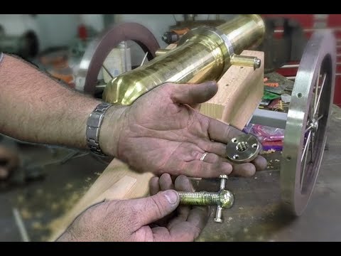 Building an historic brass cannon Ep 7 - fabricating the barrel elevation adjustment