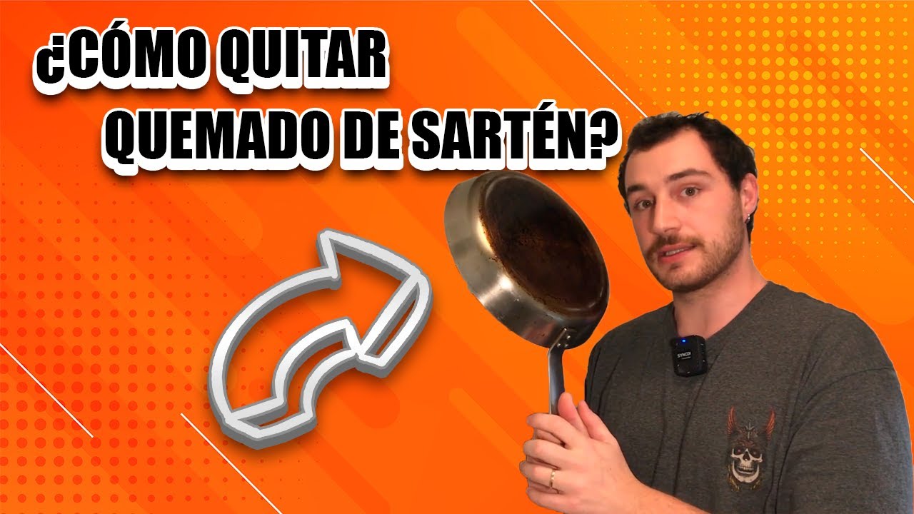 COMO QUITAR QUEMADO DE SARTEN! 3 FORMAS DE ELIMINAR LO NEGRO DE LA SARTÉN.