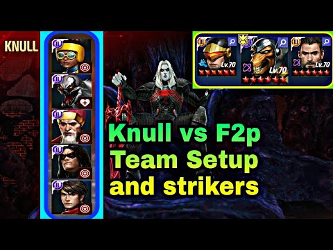 Beta Ray Bill with F2p team and Strikers Destroy Knull - Marvel Future Fight