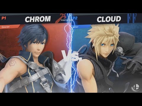 Smash Ultimate @ LXG 5 - Losers Finals - Gaurav (Chrom) vs Aster (Cloud)